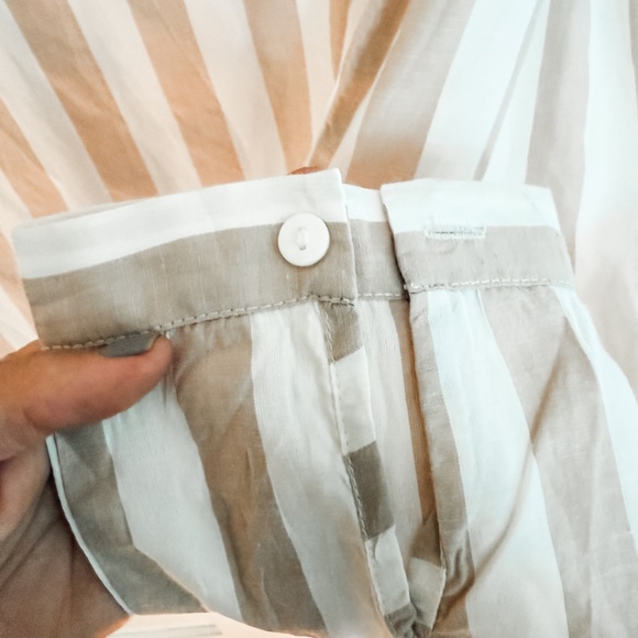 Mille Joni top in Cappuccino Stripe, Medium - Picture 5 of 8